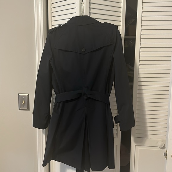 Talbots Navy Blue Raincoat - Picture 2 of 4